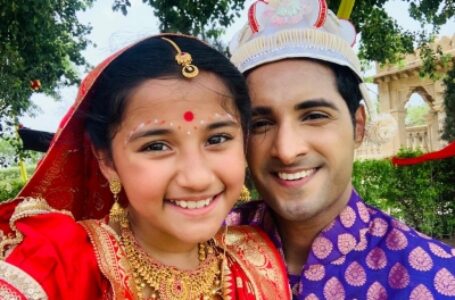 बाल कलाकार औरा भटनागर के साथ शूटिंग का आनंद लेती हैं भव्या सचदेवा