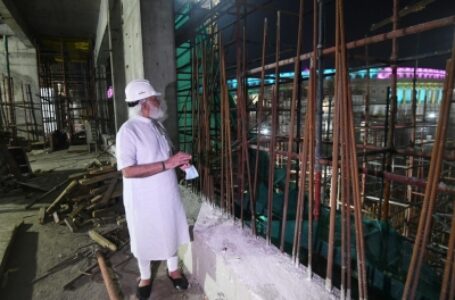 पीएम मोदी ने नए संसद भवन के निर्माण स्थल का किया दौरा