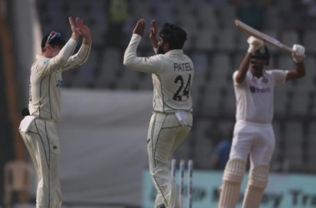 भारत बनाम न्यूजीलैंड दूसरा टेस्ट : पहली इनिंग समाप्त, भारत ने बनाए 325 रन, पटेल ने झटके 10 विकेट