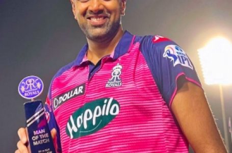 आईपीएल 2022 : राजस्थान रॉयल्स की जीत में योगदान देने से खुश नजर आए अश्विन