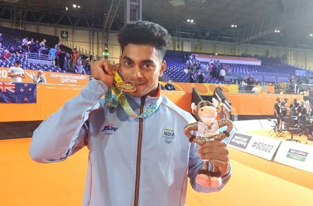 सीडब्ल्यूजी 2922 : भारोत्तोलक अचिंता शुली ने भारत के लिए तीसरा स्वर्ण पदक जीता