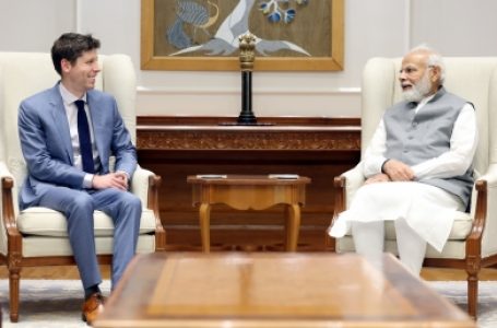 ओपनएआई के सीईओ ने भारत के तकनीकी सिस्टम पर पीएम मोदी से की चर्चा