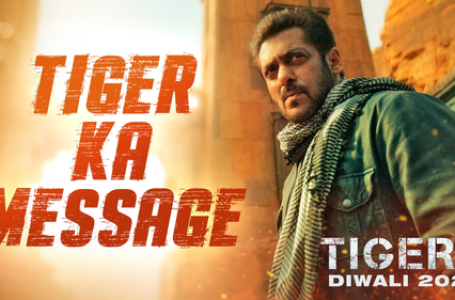 फिल्‍म ‘टाइगर 3’ के एक वीडियो में ‘टाइगर’ ने दिया संदेश