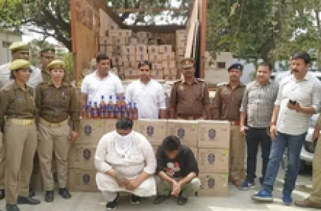 मुजफ्फरनगर में पंजाब से लाई जा रही शराब की बड़ी खेप पकड़ी गई, दो आरोपी गिरफ्तार