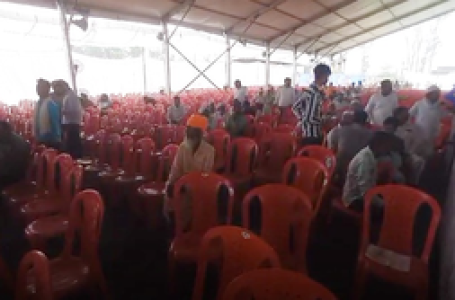 मायावती की रैली में खाली दिखी कुर्सियां, बसपा सुप्रीमो ने कांग्रेस पर बोला जमकर हमला