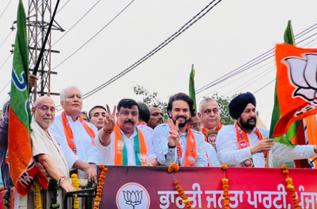 पंजाब : अनुराग ठाकुर का केजरीवाल पर निशाना, ‘राज्यसभा पहुंचने के लिए सांसद को विधानसभा उपचुनाव में उतारा’