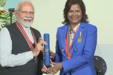 पीएम मोदी को मिला ‘ऑर्डर ऑफ द रिपब्लिक ऑफ त्रिनिदाद एंड टोबैगो’ सम्मान