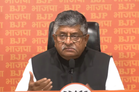 राहुल गांधी झूठ बोलने में माहिर, लोगों को धमकाना और डराना खुद उनकी फितरत : रविशंकर प्रसाद