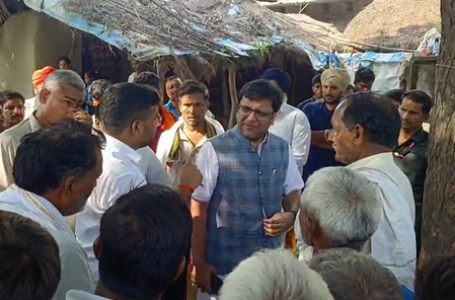 यूपी : नितिन अग्रवाल ने बाढ़ प्रभावित क्षेत्रों का दौरा किया, राहत सामग्री का वितरण