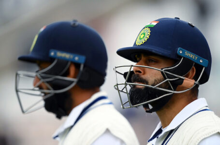UK, June 23 (ANI): Indian skipper Virat Kohli and  Indian’s Cheteshwar Pujara during the World Test Championship final match between New Zealand and India, at the Rose Bowl in Southampton on Wednesday. (ANI Photo/BCCI Twitter)