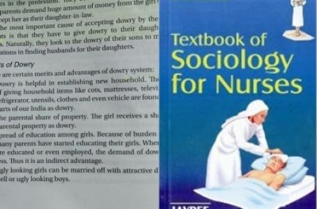 Sociology textbook ‘hailing’ dowry – Publisher yanks out all copies from market 