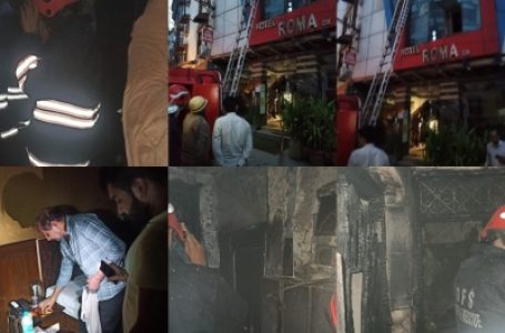 Delhi: Fire breaks out in Paharganj hotel, 10 rescued