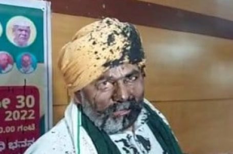 Threw ink at Rakesh Tikait to become famous, accused tells K’taka police