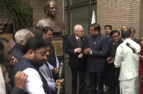Bust of Annabhau Sathe – Father of Dalit Literature – adorns Moscow library campus