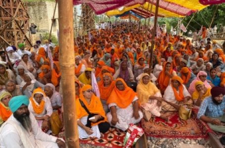 Farmers protest on anniversary of Lakhimpur Kheri incident