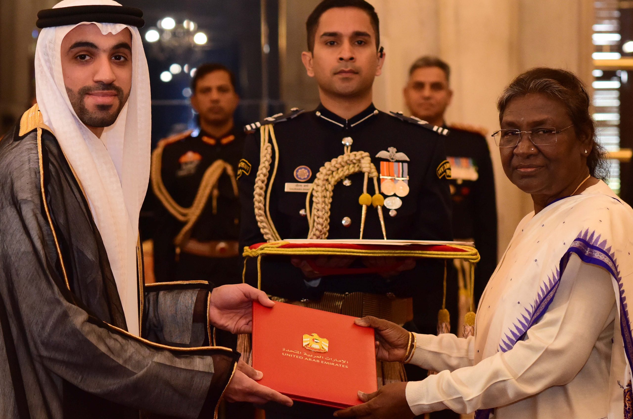 UAE Envoy To India presents credentials to President Droupadi Murmu