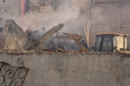 Building collapses in Delhi’s Badarpur after fire breaks out
