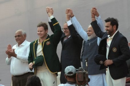 Modi, his Australian counterpart watch cricket match in Ahmedabad