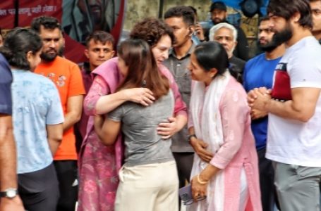 Don’t have any expectations from PM: Priyanka Gandhi meets protesting wrestlers at Jantar Mantar