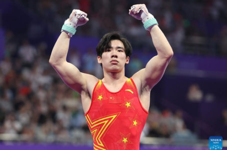 China’s Zhang Boheng wins men’s all-around gymnastics title at Asiad