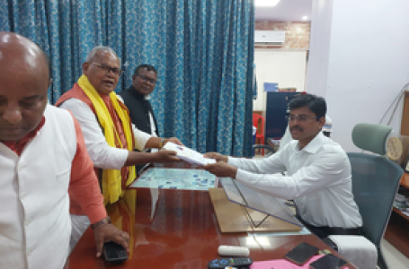 Jitan Manjhi files nomination as NDA candidate from Gaya