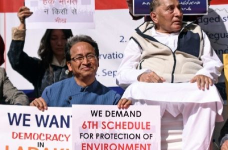Ladakh agitation intensifies as protesters threaten march to border with China