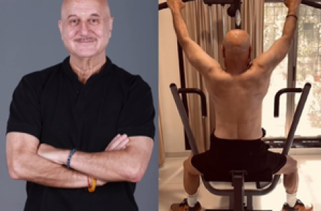 Anupam Kher lifts heavy weights for back workout: ‘If it doesn’t challenge you, it won’t change you’