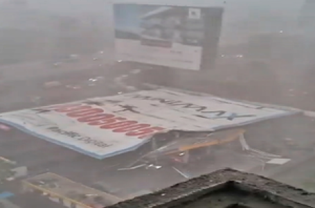 Mumbai dust-storm: 3 killed, 60 hurt as hoarding and vertical steel parking lot crash