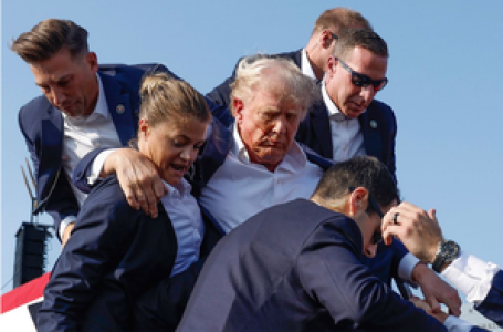 Trump shot at in assassination attempt
