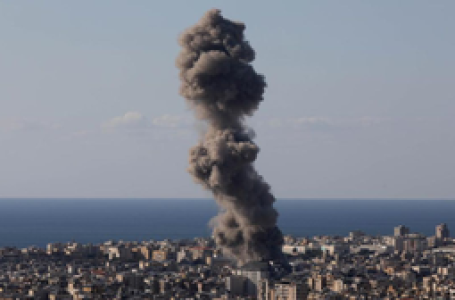 Israel intercepts rocket from Gaza as 17 killed near food distribution site