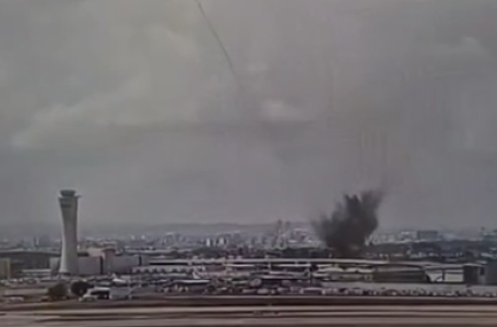 Houthi ballistic missile hits near Israel’s biggest airport, Defence Minister vows ‘sevenfold retaliation’