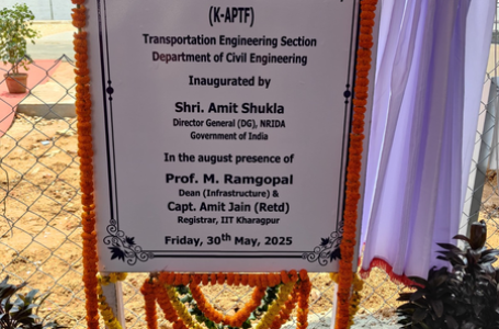IIT Kharagpur launches India’s 1st academic accelerated pavement test facility