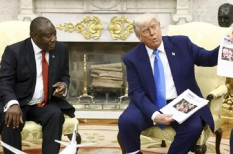 Trump ‘grills’ Ramaphosa of South Africa in WH meeting