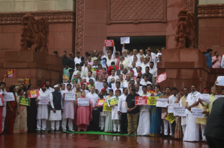 Opposition stages protest outside Parliament over ‘SIR’ drive in Bihar