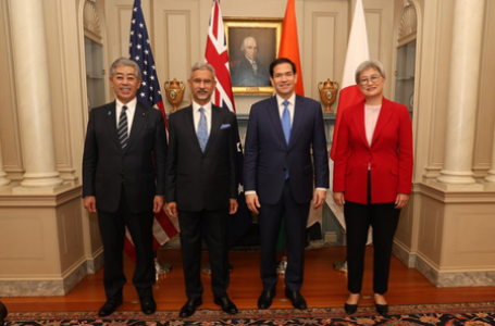 Quad foreign ministers reaffirm commitment to ‘free and open’ Indo-Pacific