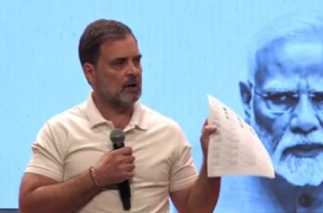 LoP Gandhi accuses EC of helping dismantle democracy systematically
