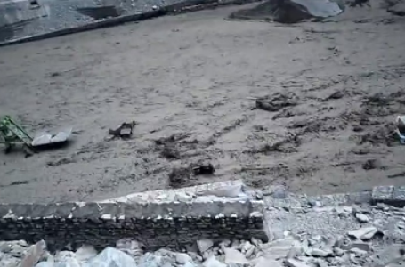 Multiple flash floods hit HP’s Mandi, triggering landslides, damaging houses