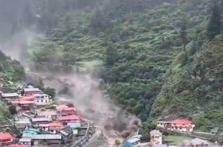 Village washed away, several missing after cloudburst in Uttarkashi