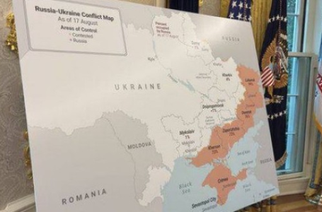 Zelensky says he had long discussion with Trump over map showing Russian-occupied territories