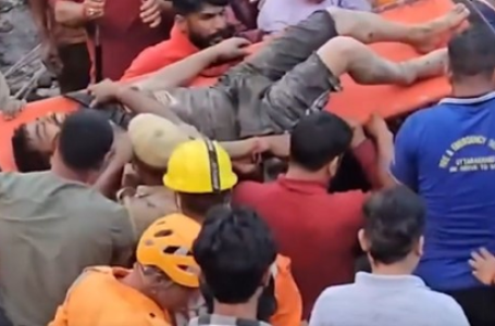 Chamoli cloudburst: Two rescued from debris, several feared trapped