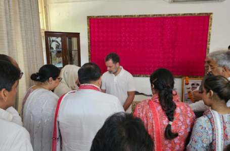 ‘Act against officers’, Rahul Gandhi to PM Modi, Haryana CM after meeting family of Puran Kumar