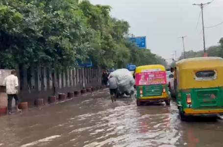 Heavy rain lashes Delhi-NCR, IMD issues yellow and orange alerts, flight operations hit