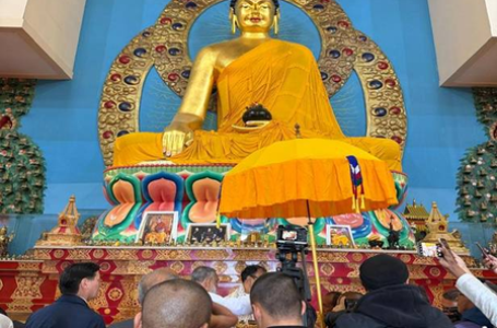 India’s sacred Buddha relics draw 50,000 devotees in Russia’s Kalmykia