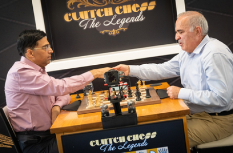 Kasparov takes 5-point lead as Vishy Anand loses on time on Day 2 of The Clutch Chess