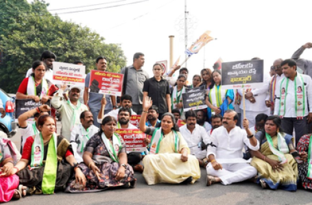 Near total shutdown in Telangana over reservation for Backward Classes