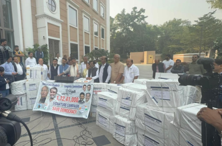 Vote theft: K’taka Dy CM Shivakumar hands over 1.12 crore signature forms; says injustice from EC as well